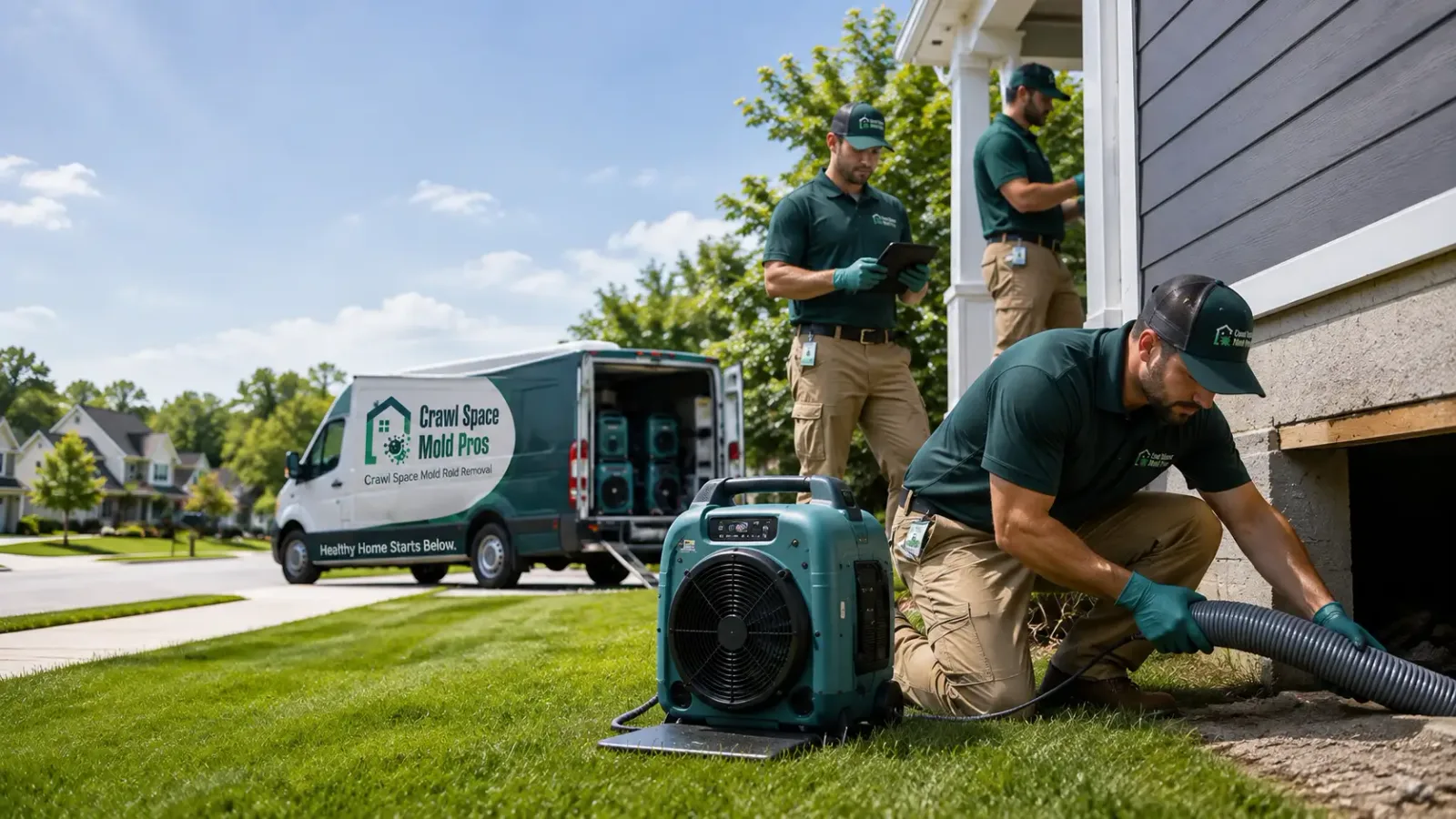 Crawl Space Mold Removal in Vacaville, CA